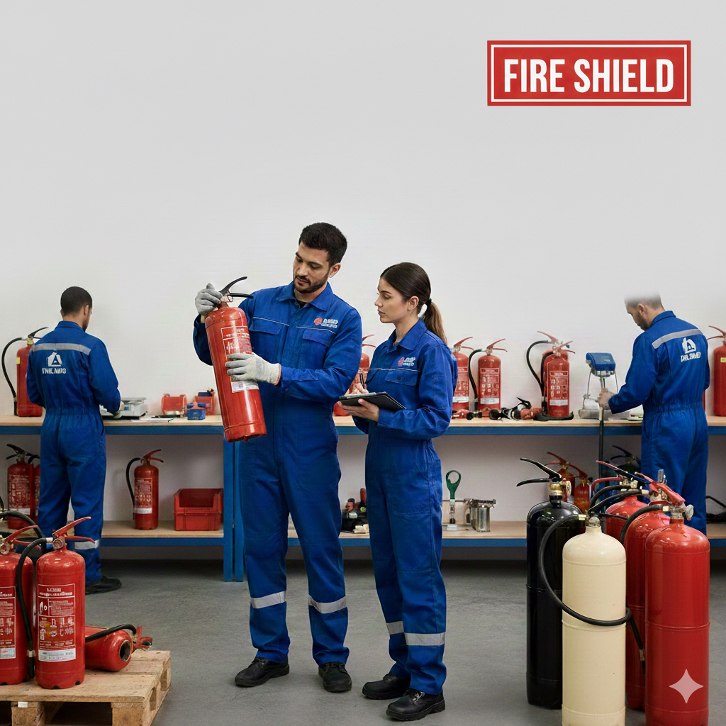 صيانة طفايات الحريق