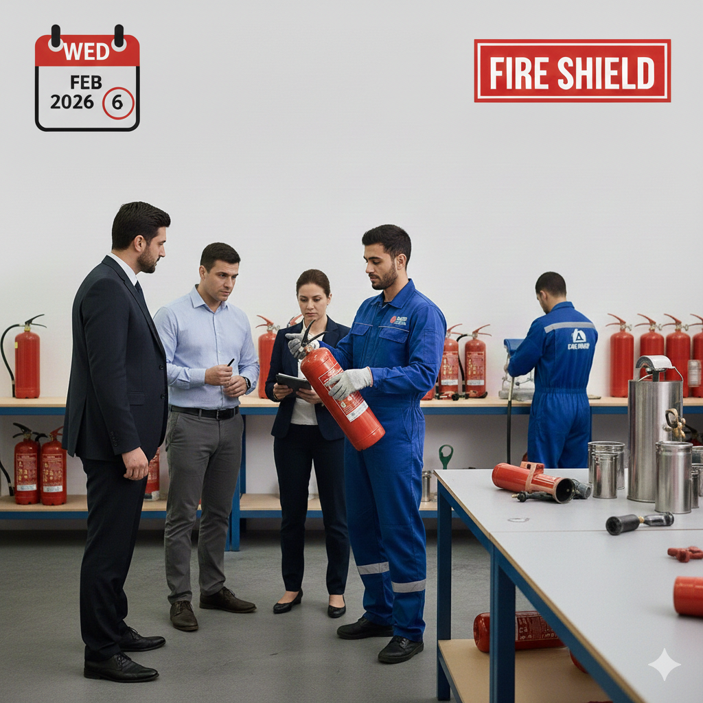 صلاحية طفاية حريق السيارة